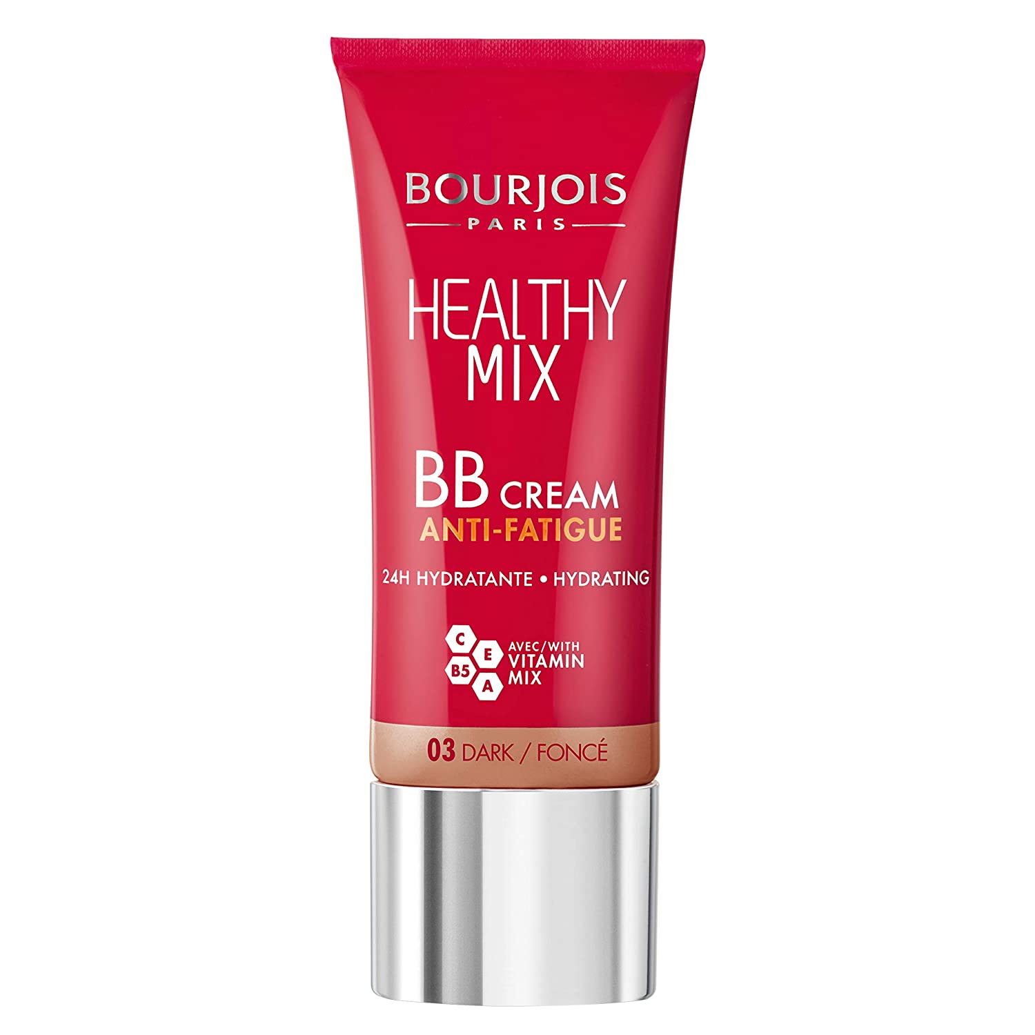 bourjois Bourjois, Bb Cream Healthy Mix Anti Fatiga, 03 Dark/Fonce, 30 ml, ‎03 dark/font