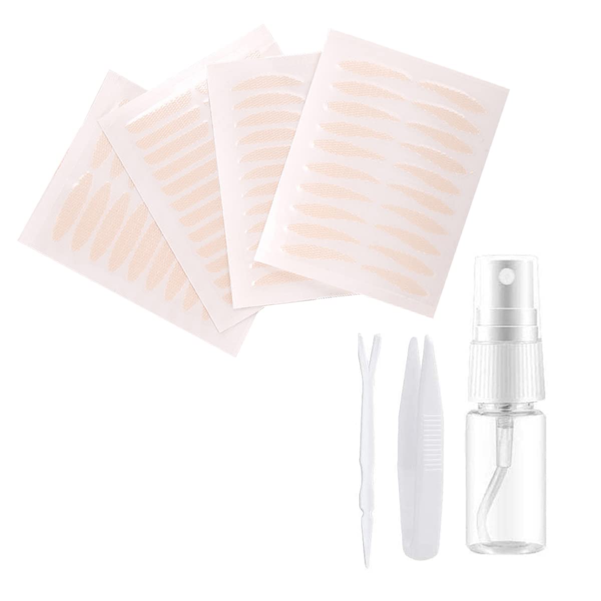 Sportools Invisible Slip-On Lid Stripes for Lid Tightening without Surgical Eyelid Stripes Breathable Mesh Eyelid Lifting Slip-On Tapes Eyelid Tape Sports Tools 4TY100 (Parallel), ‎parallel