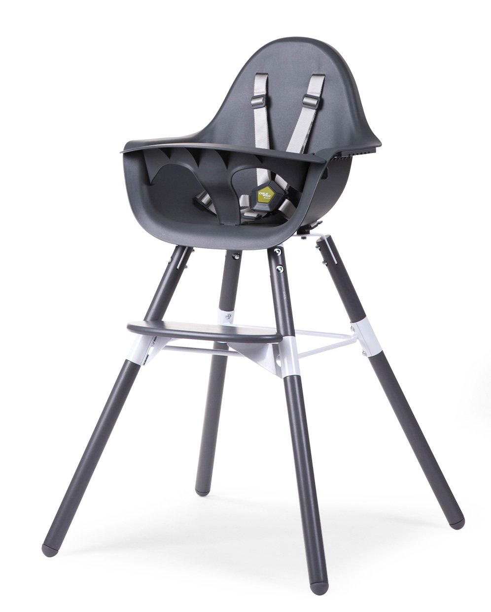 Baby High Chair Evolu 2 In 1 Set  Charcoal
