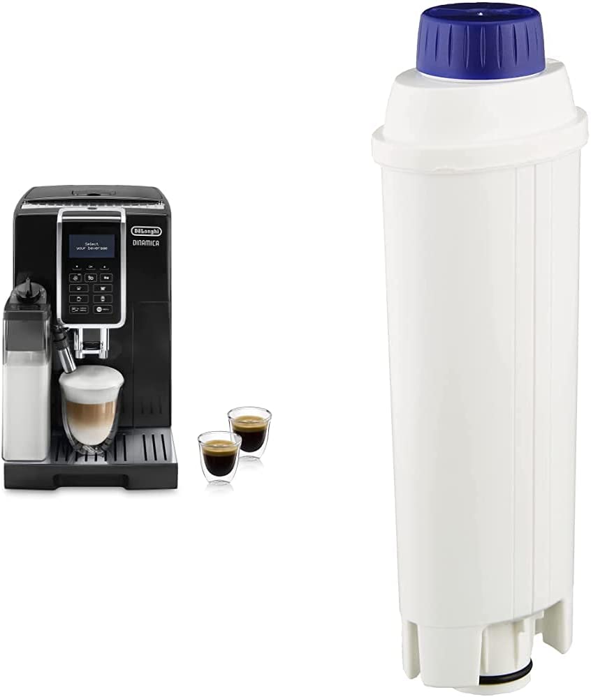DeLonghi De\'Longhi Dinamica ECAM 350.55.B Fully Automatic Coffee Machine with Milk 