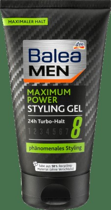Balea MEN Styling Gel Maximum Power, 150 ml