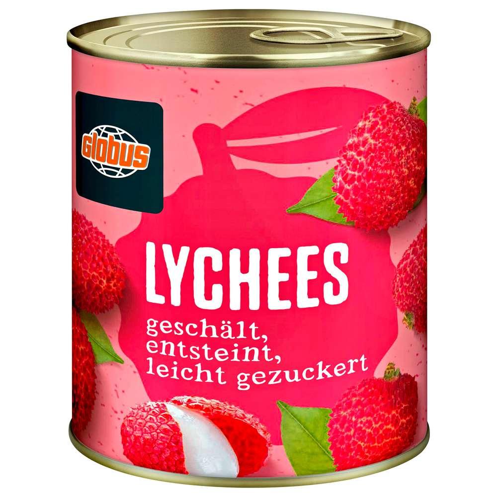 Lychees, peeled, pitted, lightly sugared