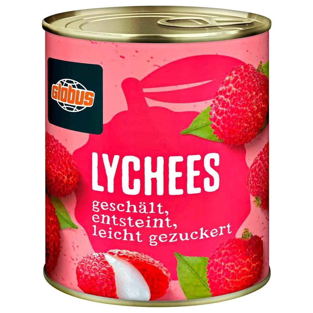 Lychees, peeled, pitted, lightly sugared