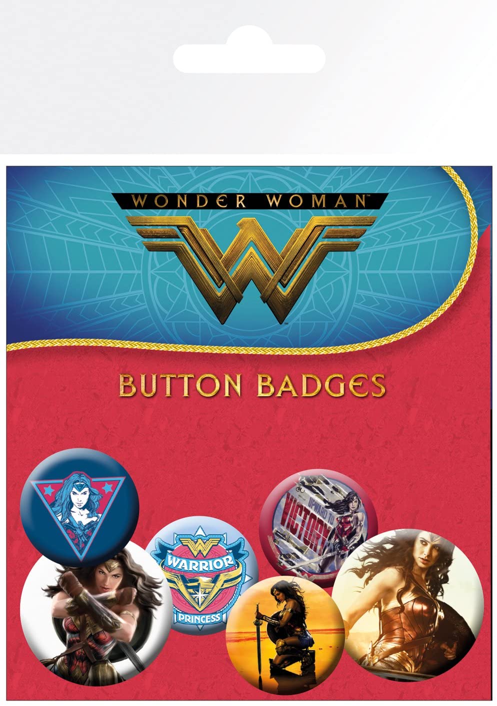 Dc Comics Wonder Woman Ltd Mix Badge Pack
