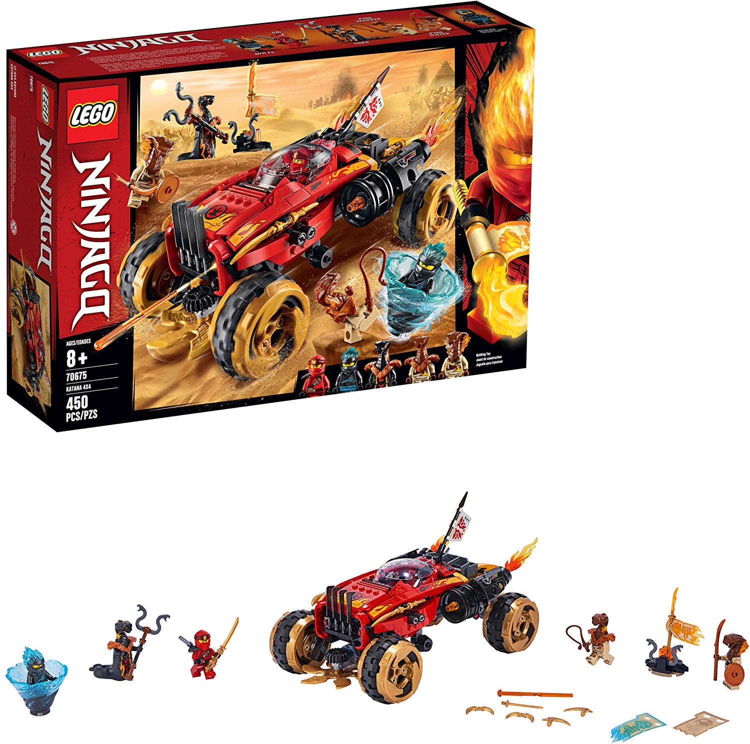 Lego Ninjago 70675 Katana 4X4 (450 Pcs)