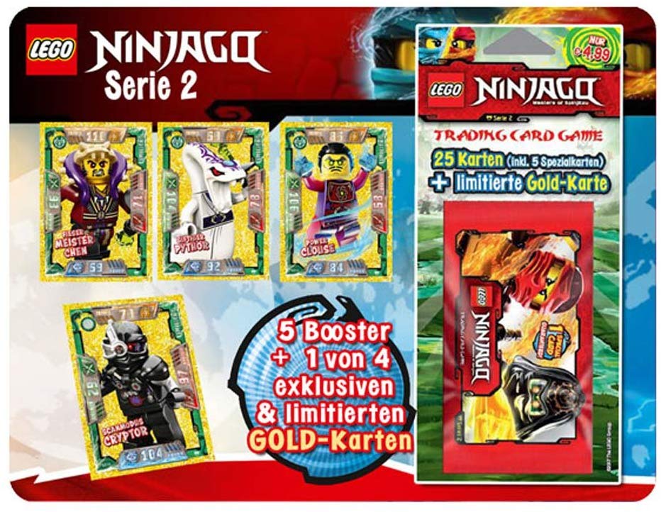 Lego Ninjago Series Ii Trading Cards – 5 Pack
