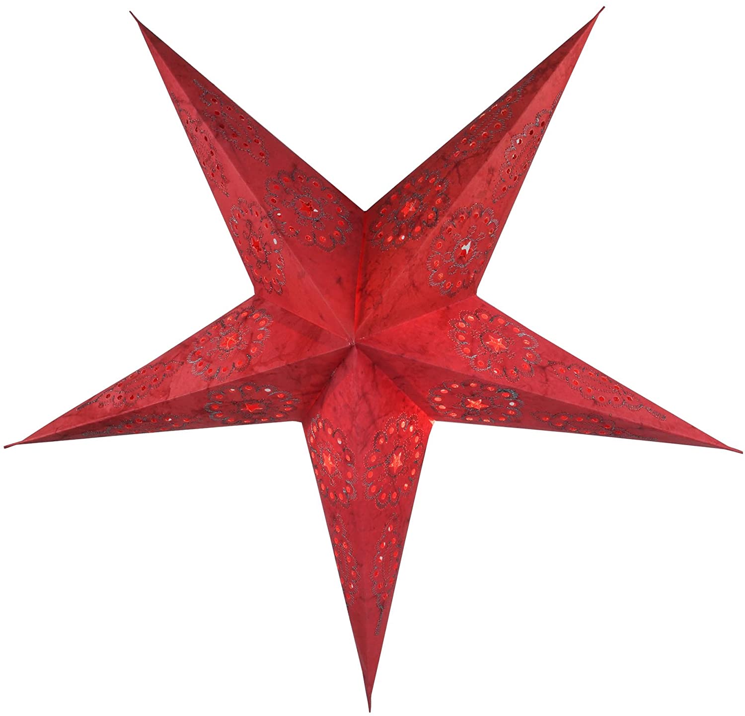 Foldable Christmas Star Neon Paper, Christmas Star From Jan / Paper Star 5 