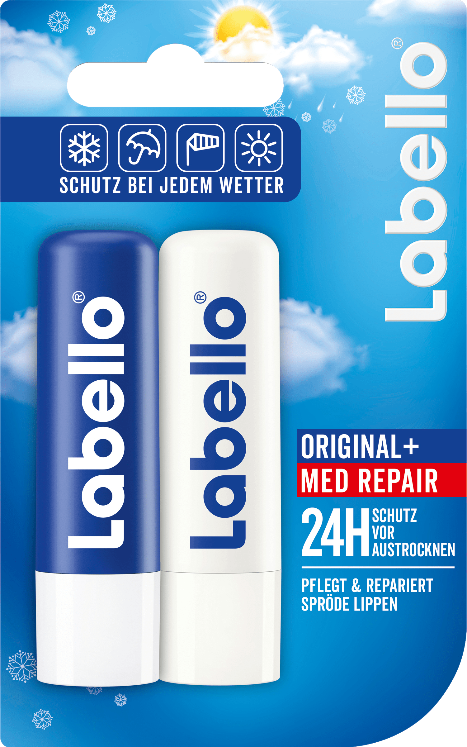 Lip Care All-Weather Mix Le 2X4, 8G, 9.6 G
