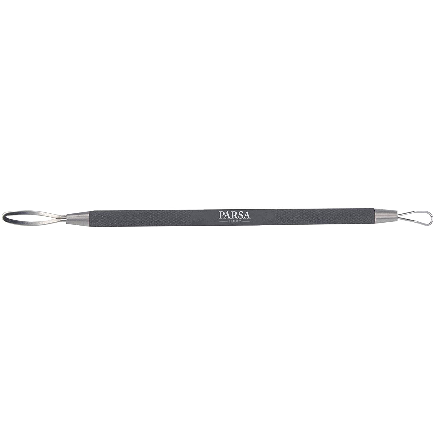 PARSA Beauty Blackhead Remover Stainless Steel Acne Whiteheads Blackheads for All Skin Types, ‎grau