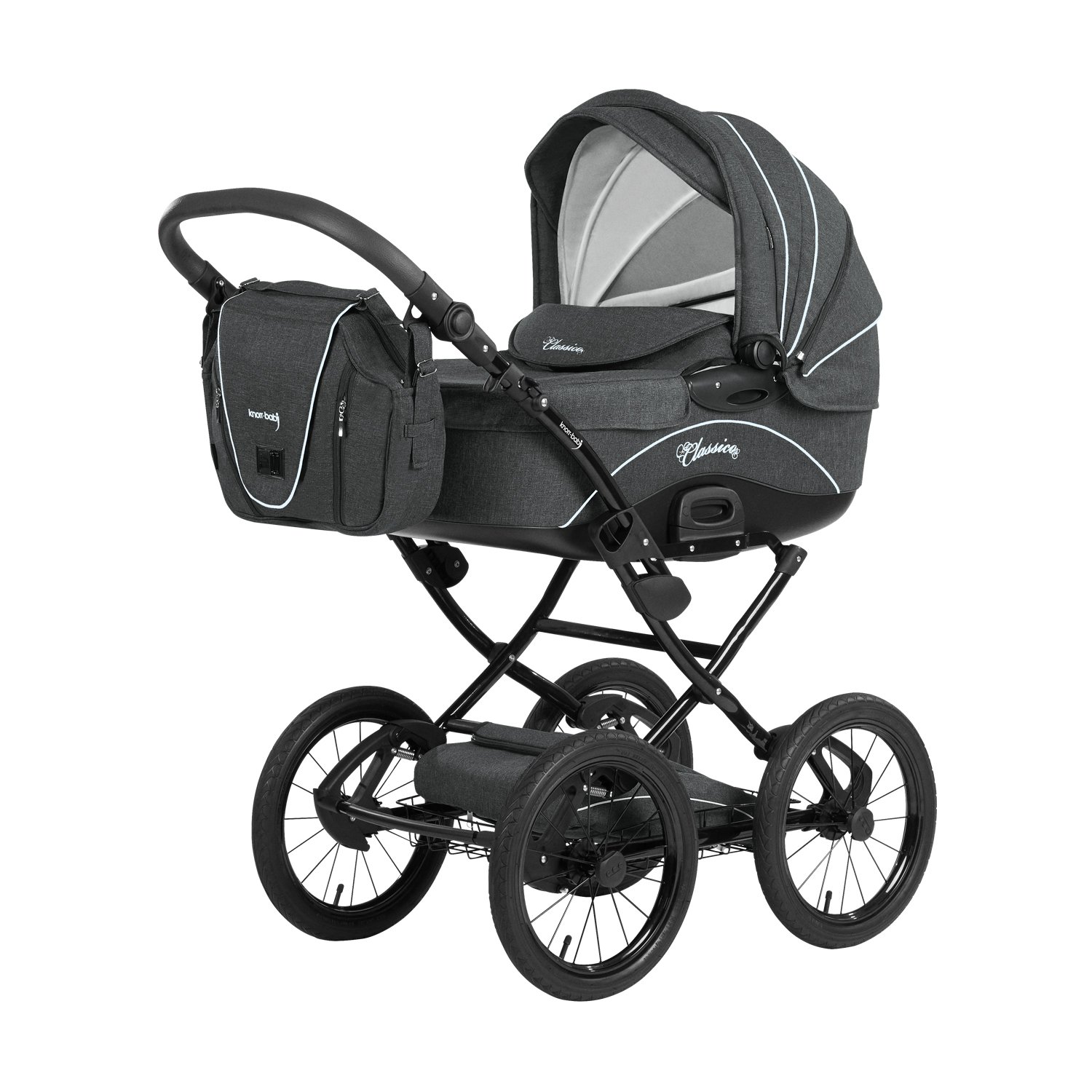 Knorr-Baby Classic 36000-8 Combi Pushchair Grey