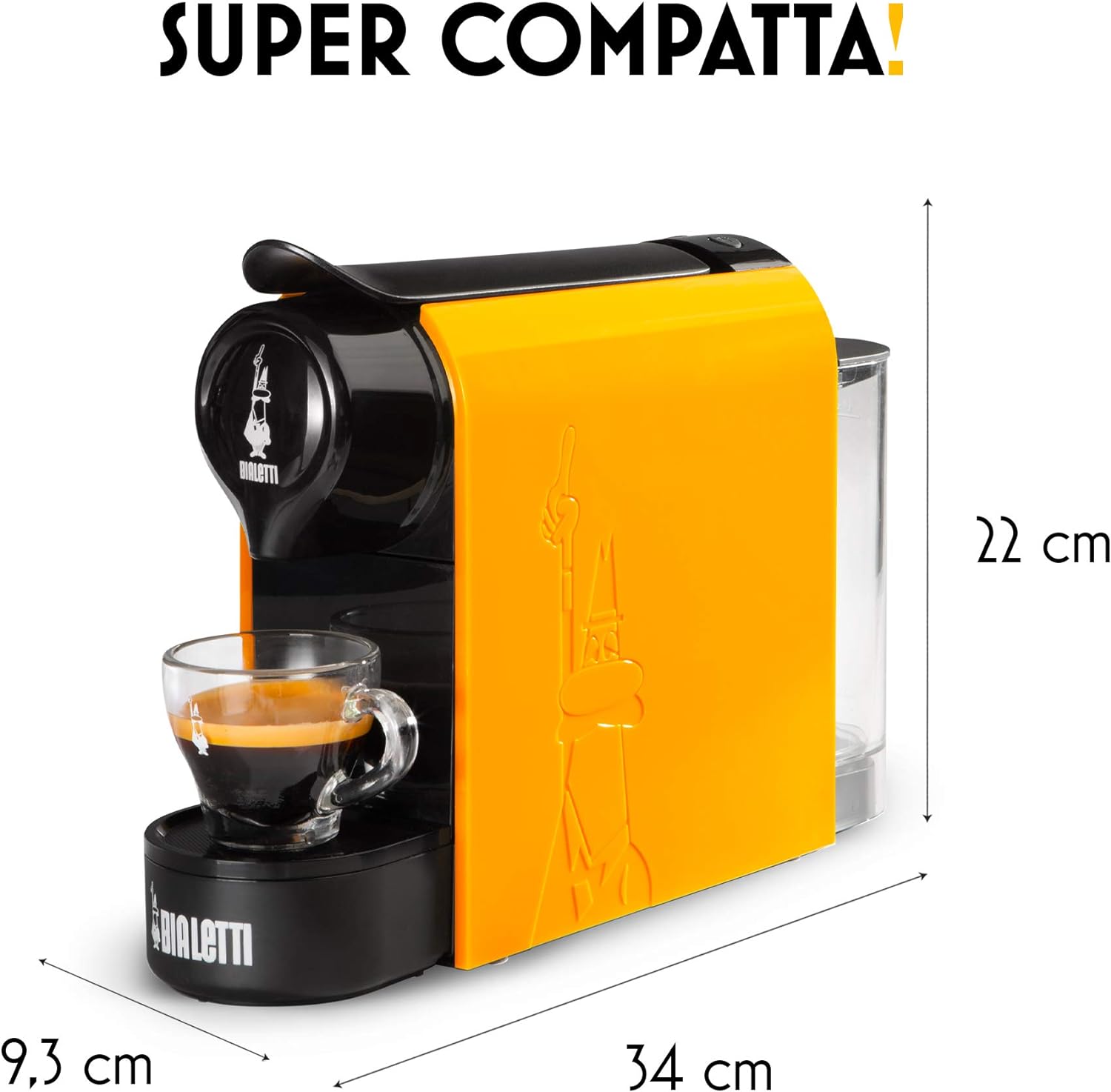 Bialetti Gioia Machine and Coffee Espresso, 1200 W, Ochre
