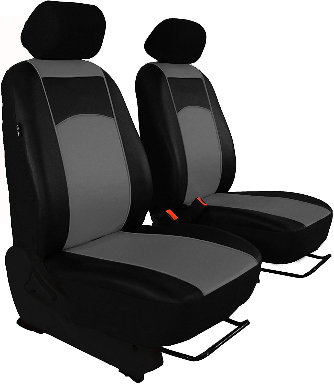 Ecoleder Grey Model Specific Driver and Passenger Seat Suitable for Volkswagen T5 Multivan