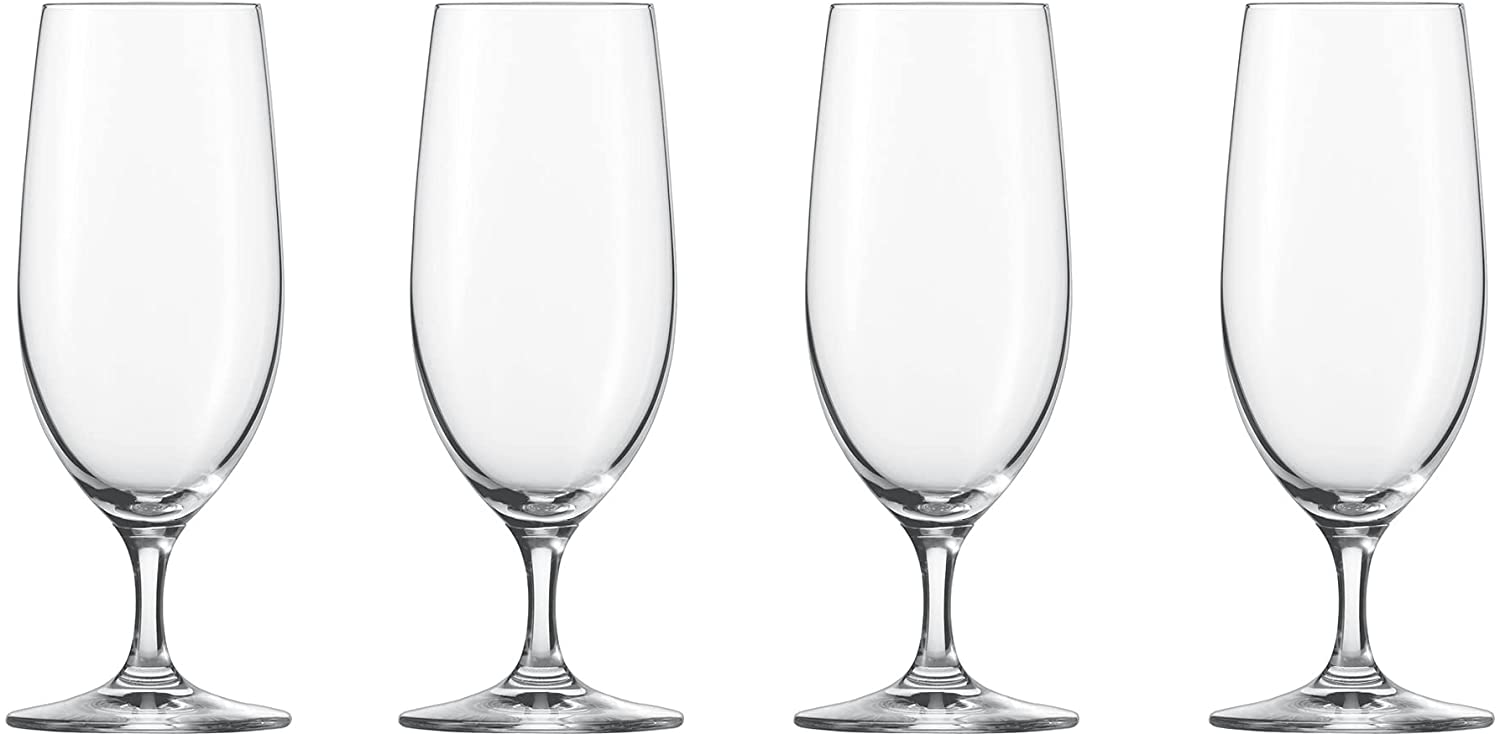 Schott Zwiesel 121280 Classico Pils, Glass, Transparent, Set of 4 (1 Pack)