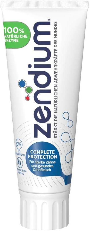 Zendium Complete Protection Toothpaste (with Mild Flavors and Bio-Science Formula with Proteins and Enzymes) (1 x 75 ml)