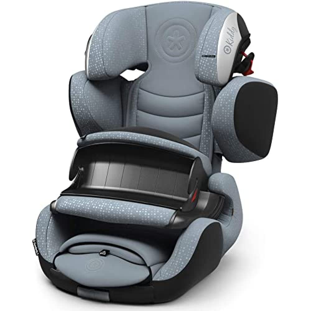 Kiddy Guardianfix 3 | Child Car Seat (Group 1/2/3) (approx. 9 Months to 12 Years) (approx. 9 kg - 36 kg) with Isofix | 2019 Collection | Moon Grey