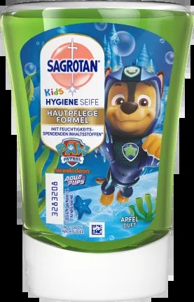Sagrotan Soap dispenser No-Touch Kids, apple, refill pack, 250 ml