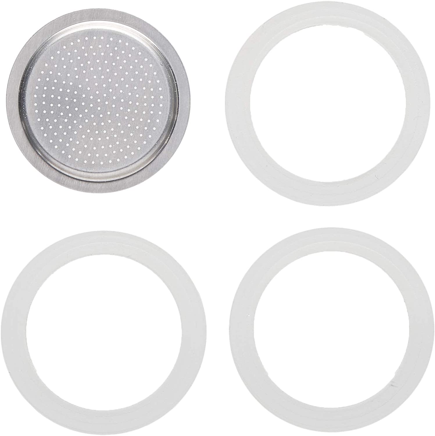 Bialetti Washer and Filter Set To Suit - Moka Dama 1 Cup, Replacement Part