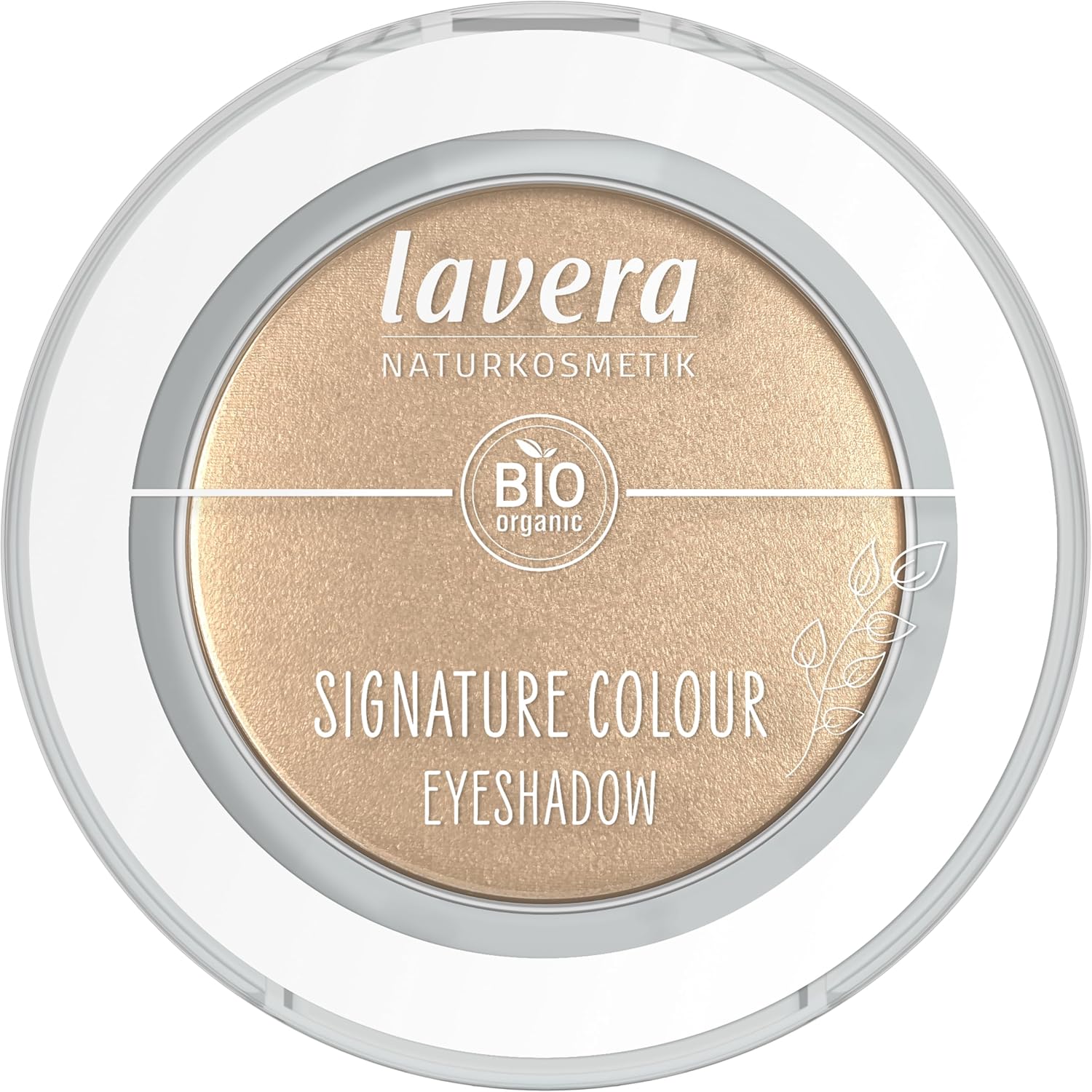 lavera Signature Color Eyeshadow - Dazzling Gold 08 - Intense Color Release - Extra Long Hold - Effortlessly Blending - Vegan - Natural Cosmetics - 2 g