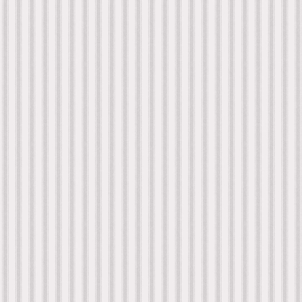 Marstrand 2951 1 cm Double Stripes Non-woven wallpaper light grey on white