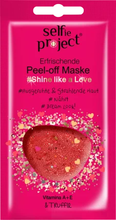 Selfie Project Maske Peel-Off Shine like a Love, 12 ml