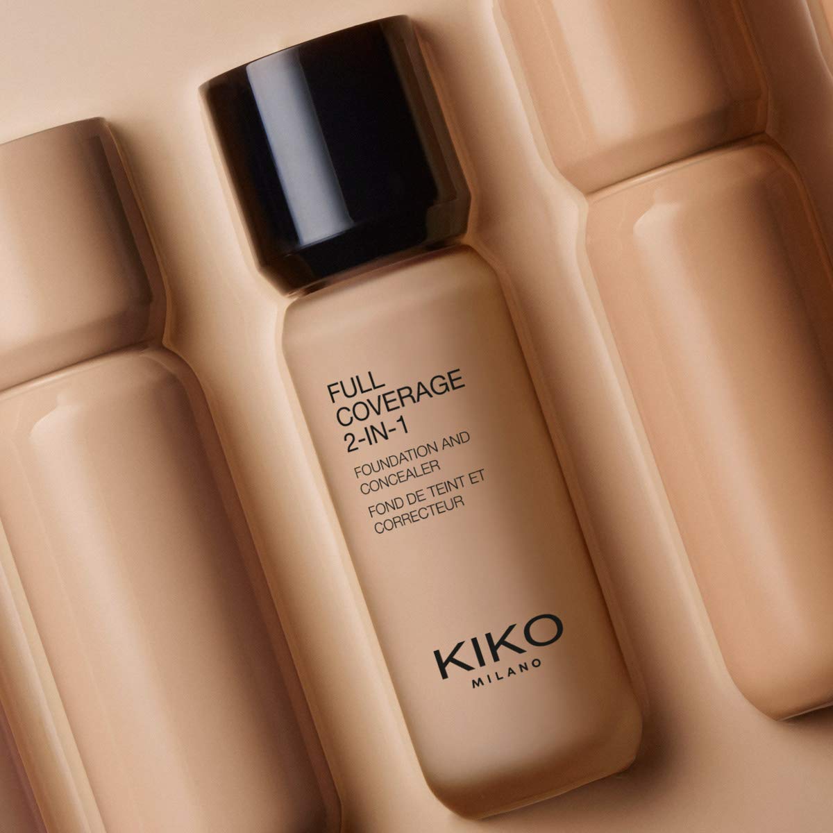 Kiko Milano Full Coverage 2-in-1 Foundation & Concealer, beige ‎warm