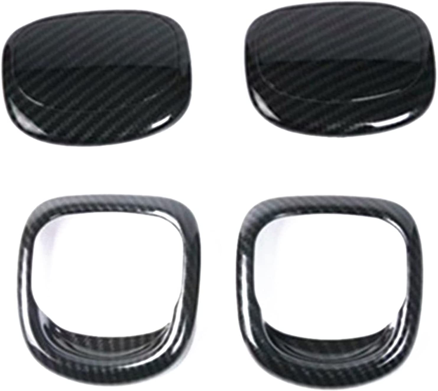 MIOMI Mingwang Autositz-Rückseite Griffabdeckung Gehäuse Aufkleber Shell Case Fit für Mini Cooper Fließheck F55 F56 F57. Zubehör einbauen