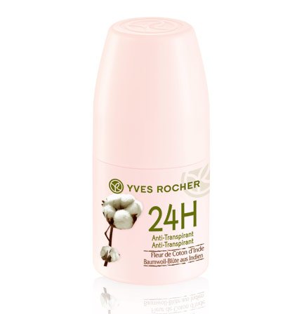 Yves Rocher - Anti-perspirant 24H cotton blossom from India: 24H effect.