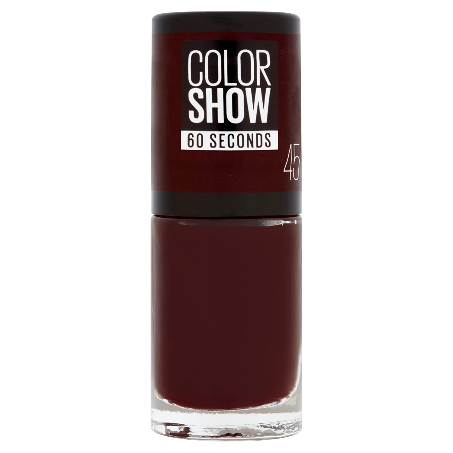 Gemey Maybelline Colorshow Nail Polish 45 Cherry On The Cake 7ml, ‎red