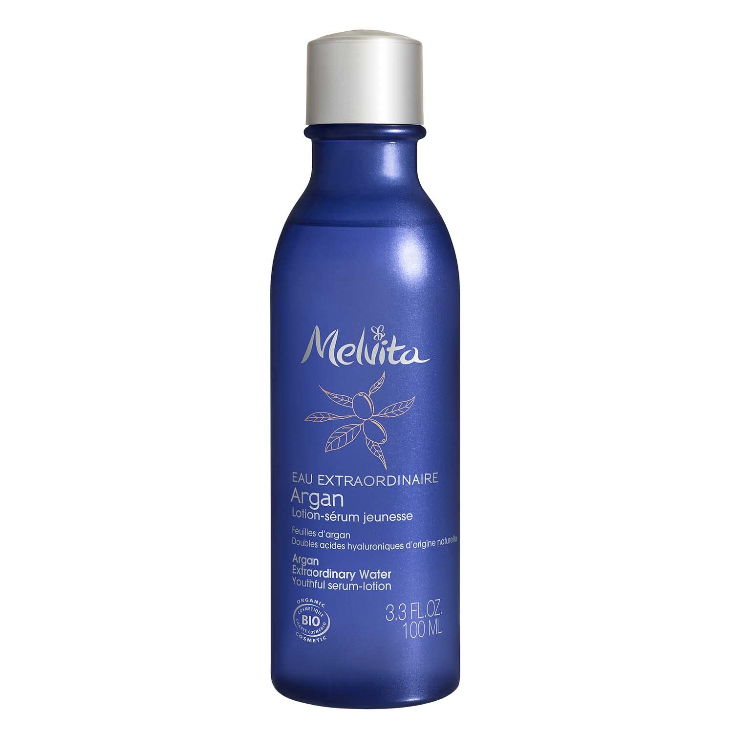 Melvita Argan Lotion Serum Eau Extraordinaire - Intensively Moisturises - Plumps Skin - 99% Natural - Organic Certified - Vegan Formula - 100ml