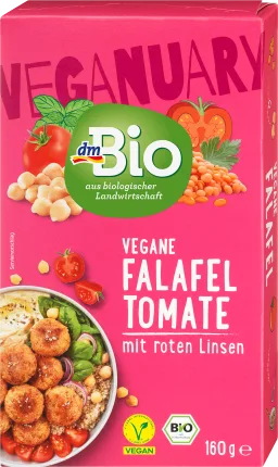 dmBio Vegane Falafel Tomate, 160 g