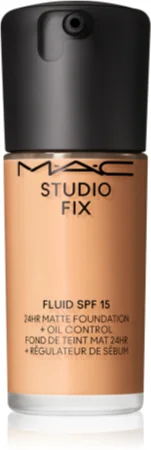 MAC Cosmetics Studio Fix Fluid SPF 15 24HR Matte Foundation + Oil Control mattifying make-up SPF 15