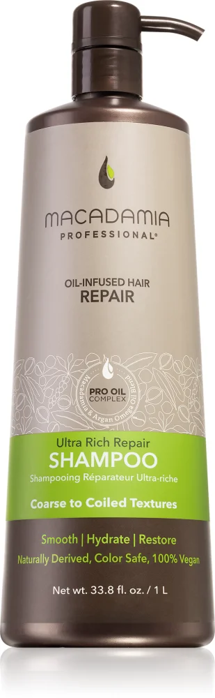 Macadamia Natural Oil Ultra Rich Repair deeply effective regenerating shampoo for severely damaged hair