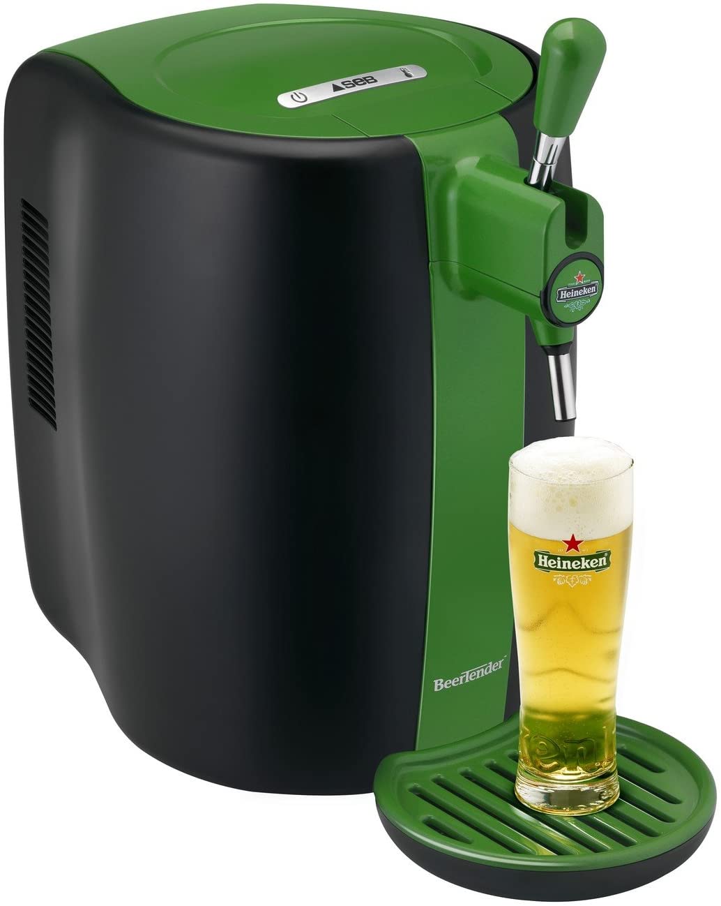 Machine Beer Glass, Green