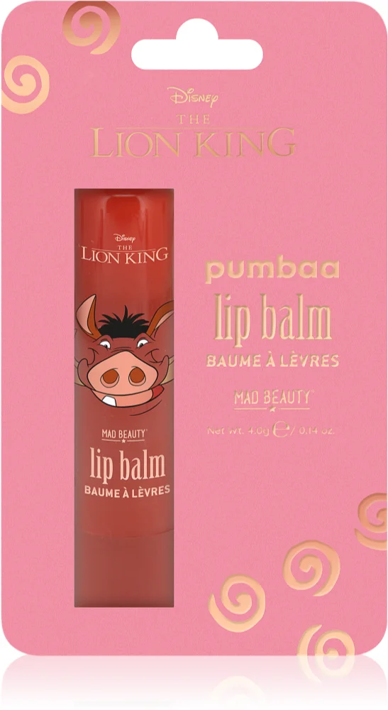 Mad Beauty Lion King Pumba Moisturizing Lip Balm