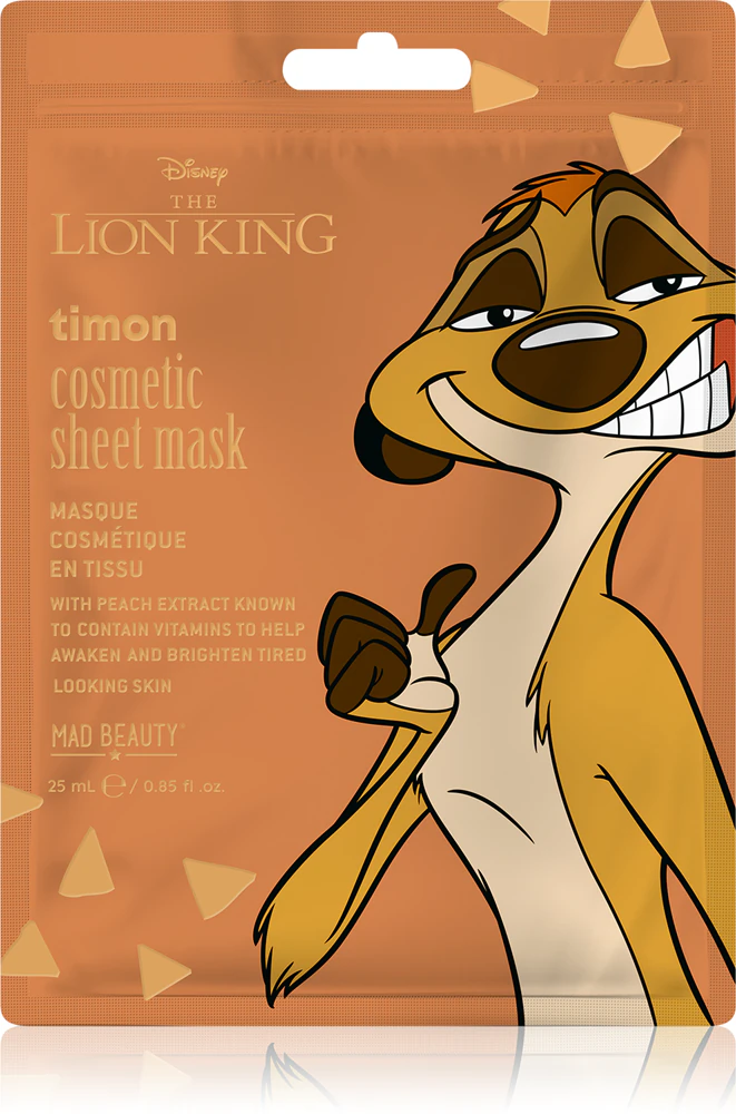 Mad Beauty Lion King Timon Cell Layer Mask for Intense Hydration