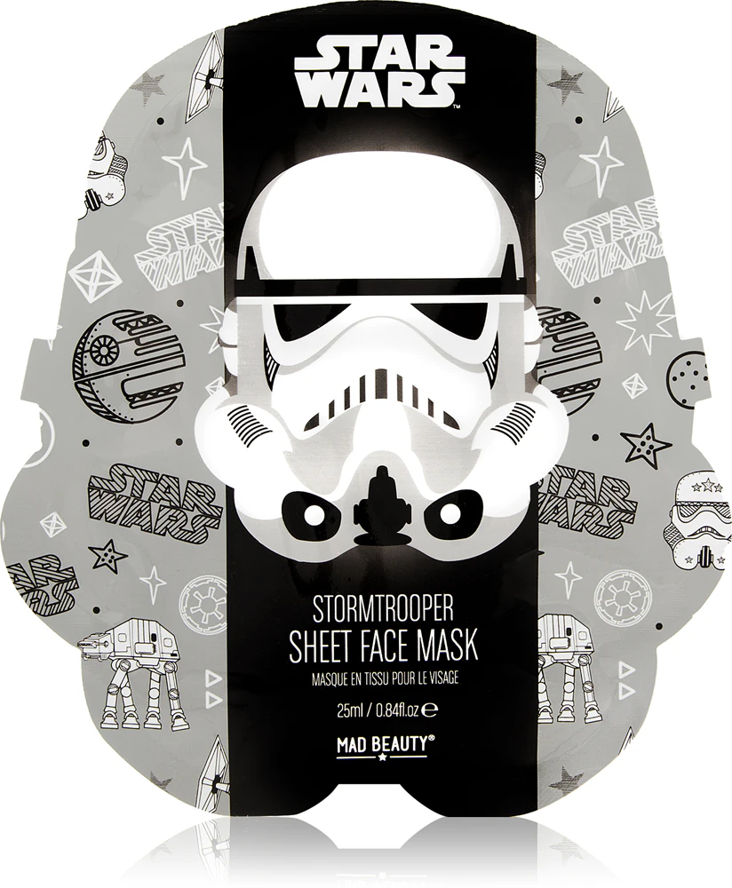 Mad Beauty Star Wars Storm Trooper Moisturizing sheet mask with green tea extracts