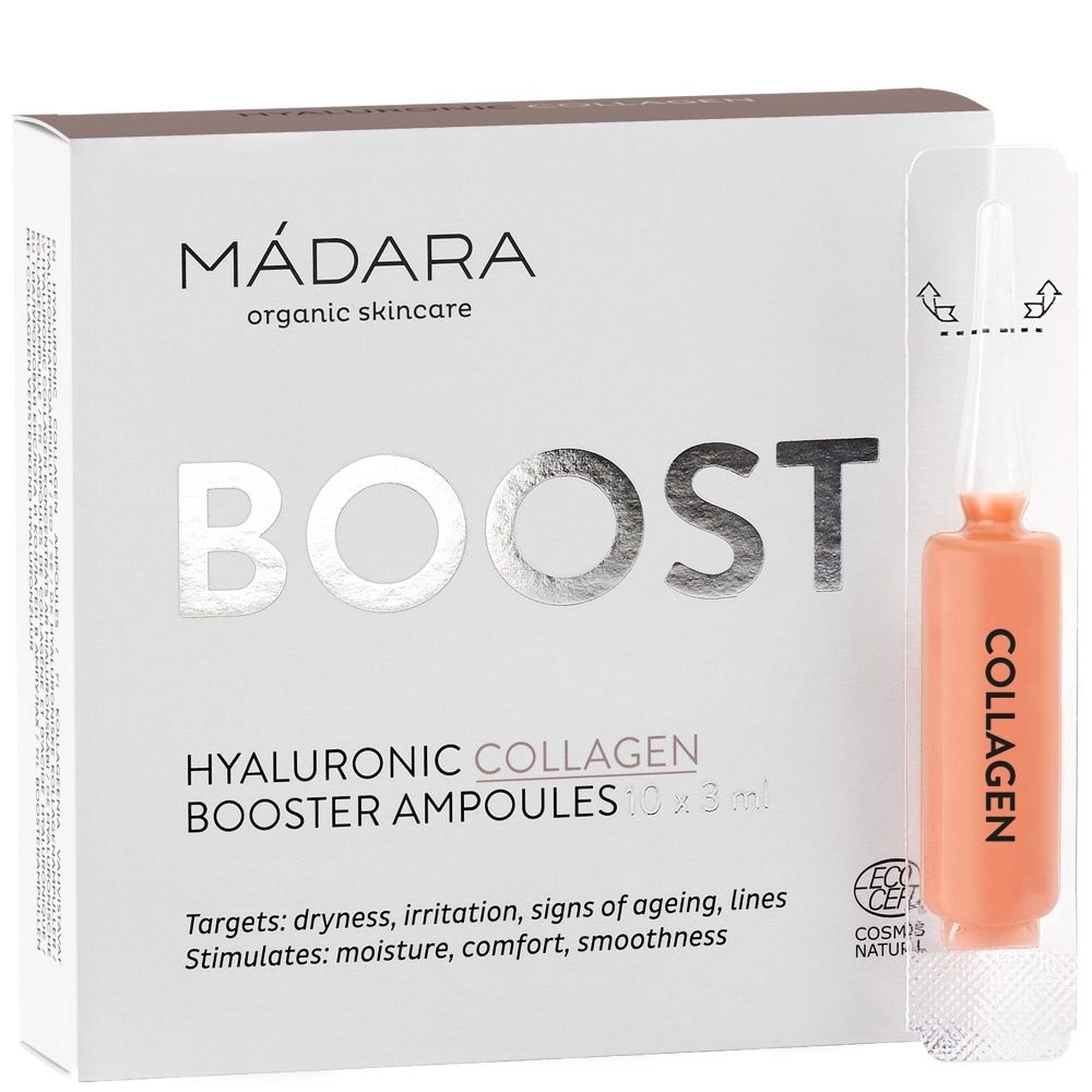 Madara BOOST Hyaluronic Collagen Booster Ampoules 10x 3ml