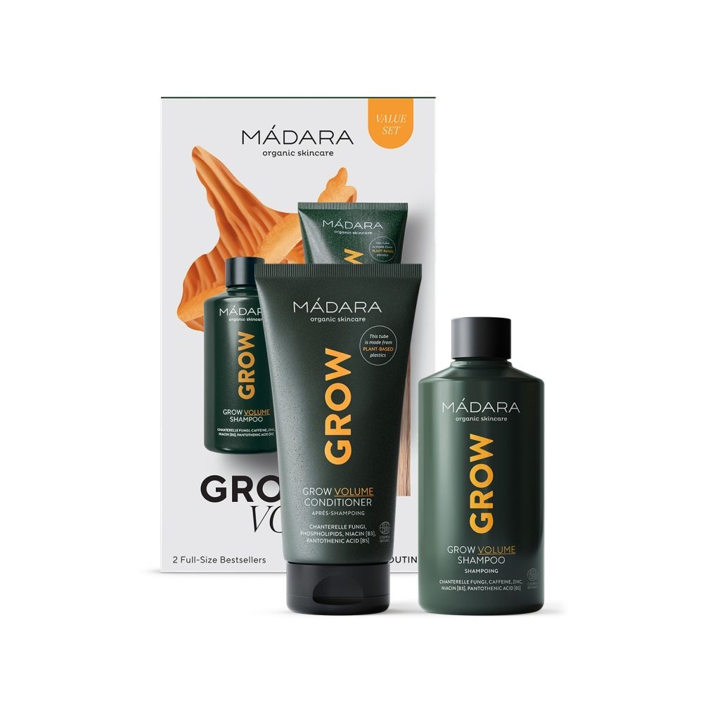 Madara Grow Volume Hair Care Bestseller Set