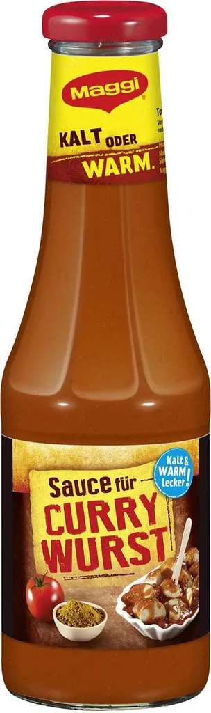 Maggi Currywurst Sauce fruity and spicy with a subtle spiciness 500ml