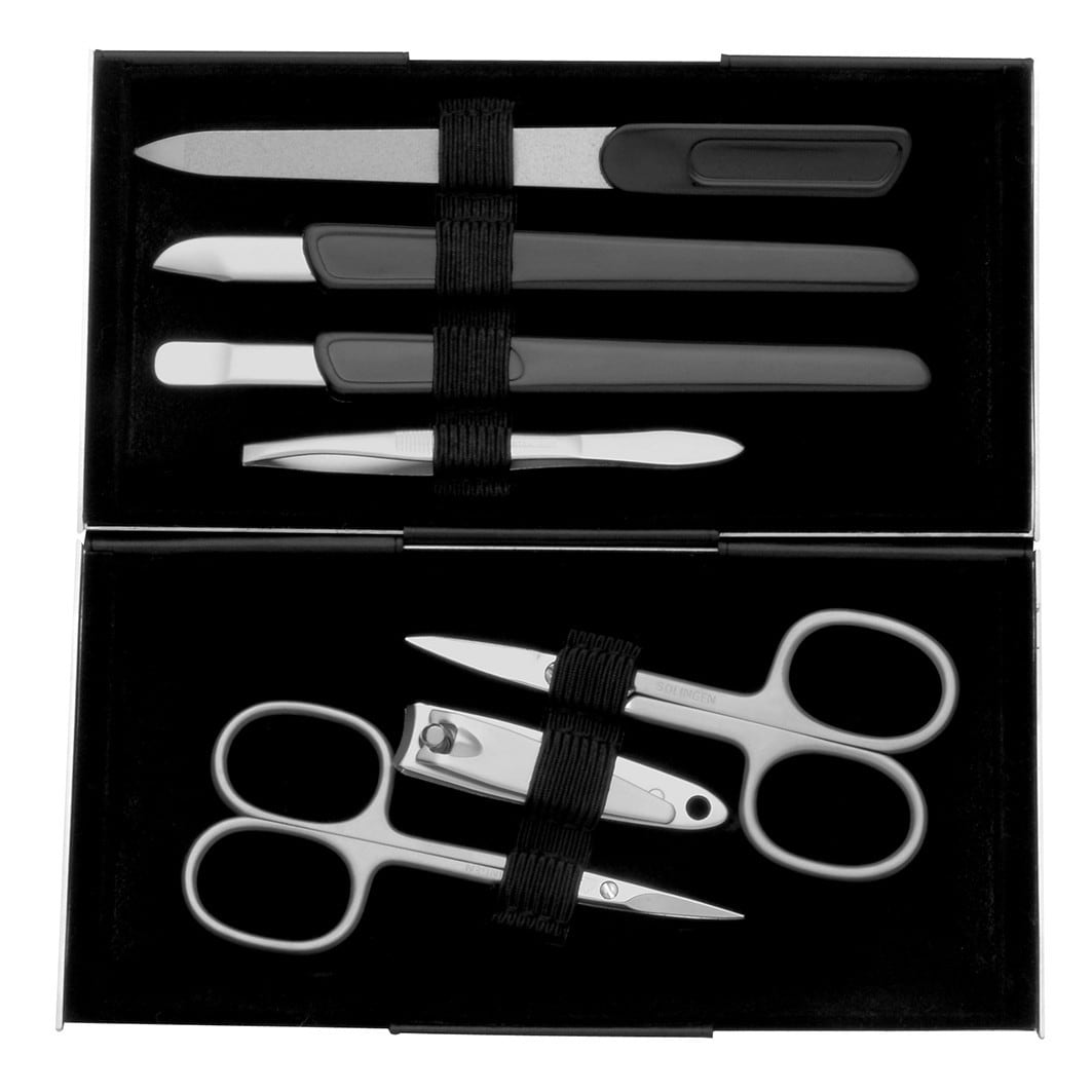 "Magic Box" manicure set, silver matt, 7-pc.
