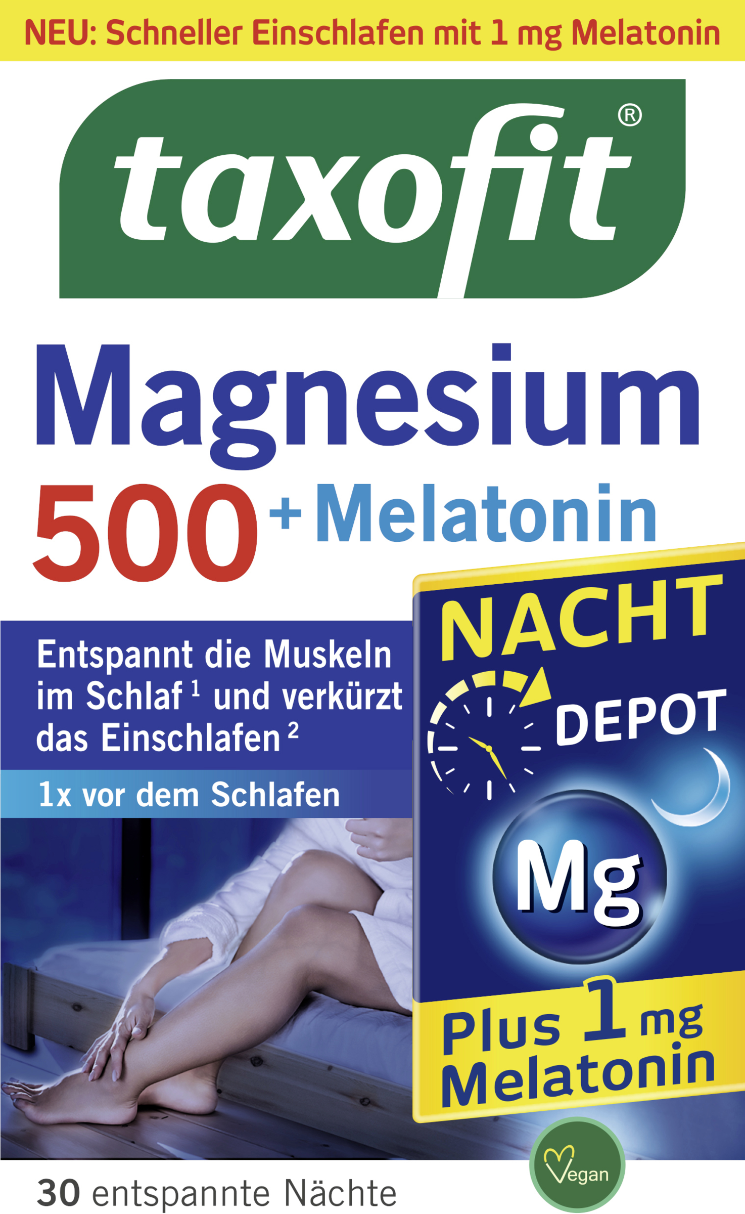 Magnesium 500 night tablets