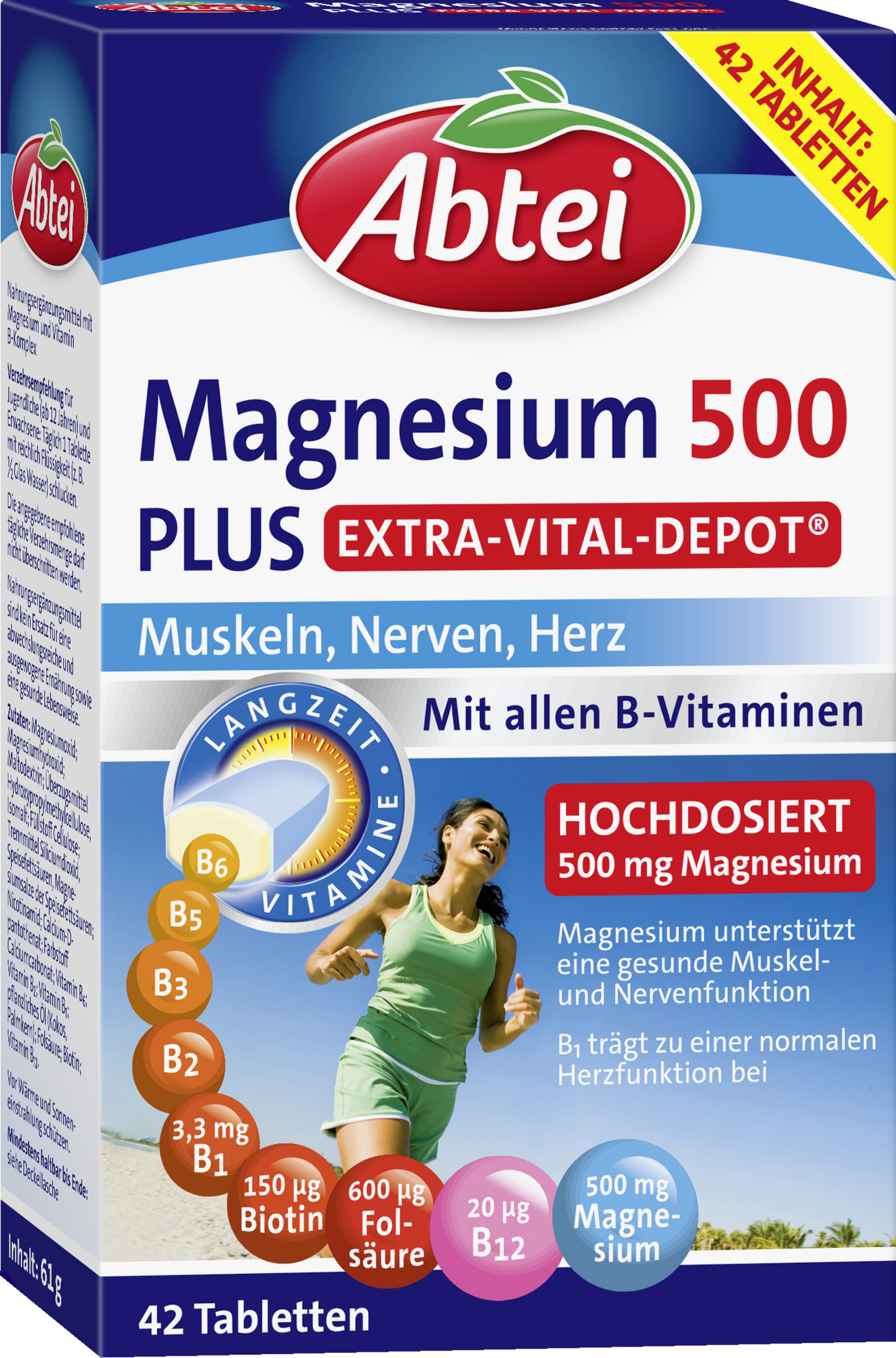 Magnesium 500 Plus Extra-Vital-Depot