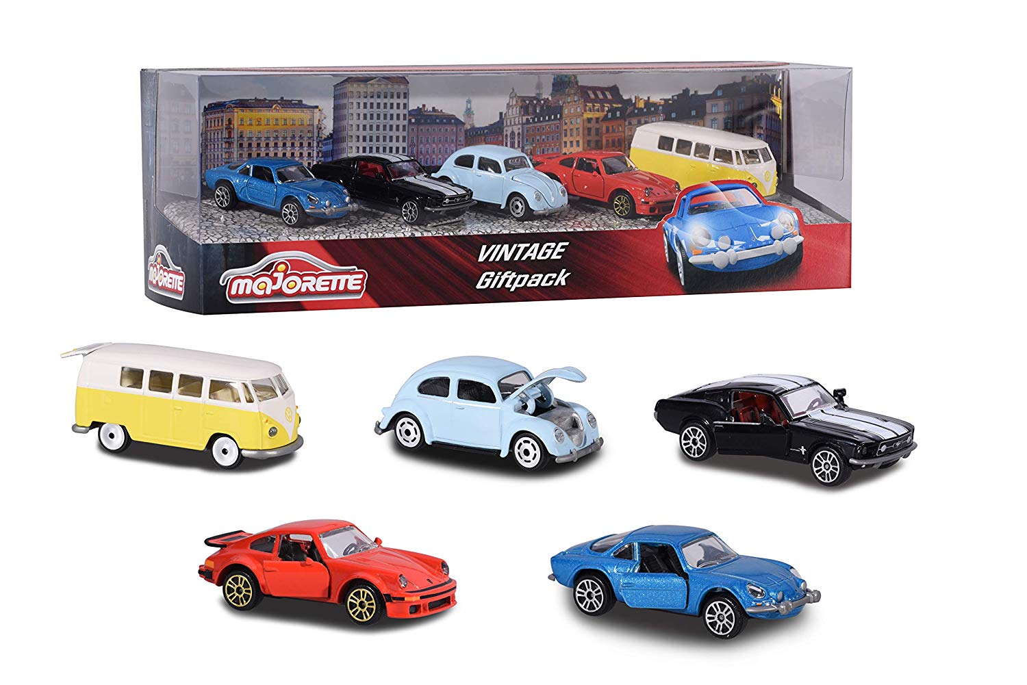 Majorette 212052013 Vintage Gift Set – 5 MINIATURE MINI vehicles Toy Cars 7