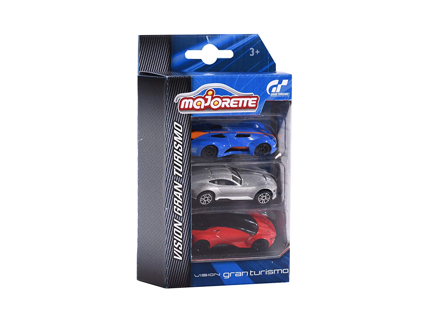 Majorette 212054051 Vision Gran Turismo 2 Assorted Miniature Vehicle Pack o