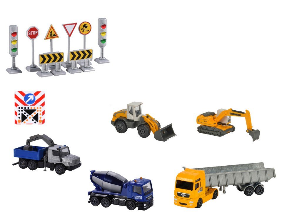 Majorette 212057972 Big Construction Theme Set Miniature Vehicle