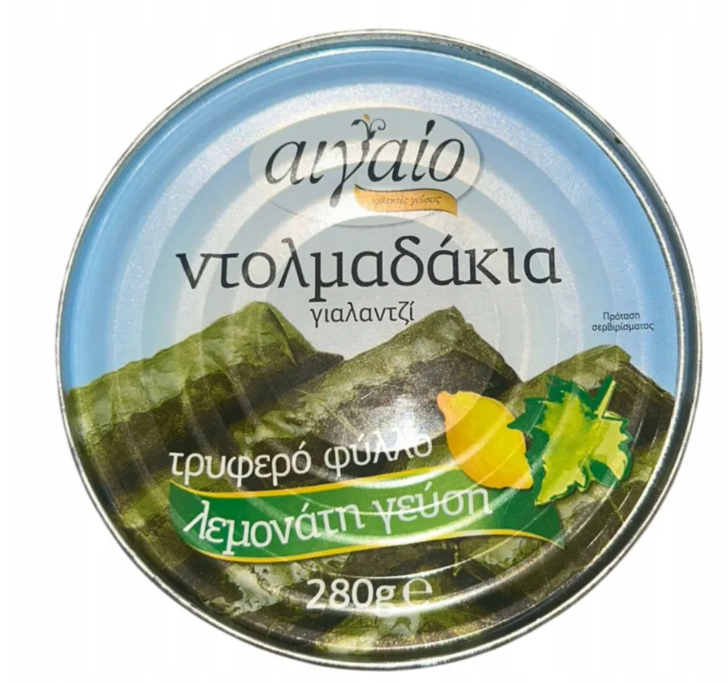 Makedoniki, vine leaves stuffed with lemon flavor 280 g