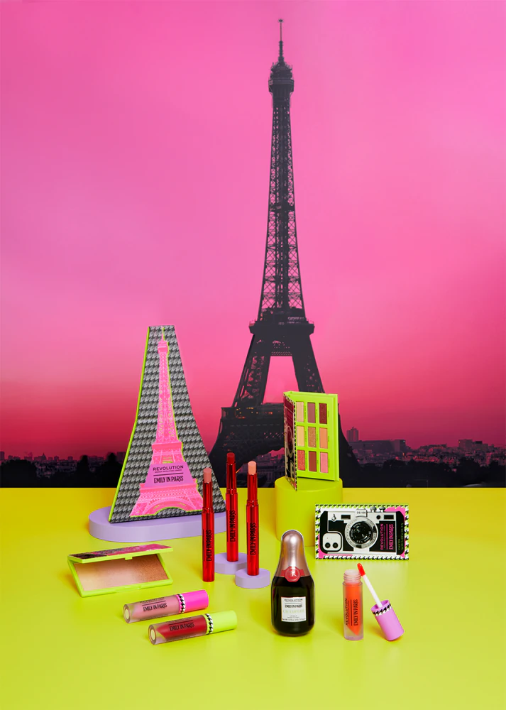 Makeup Revolution X Emily In Paris multifunctional makeup for face and lips