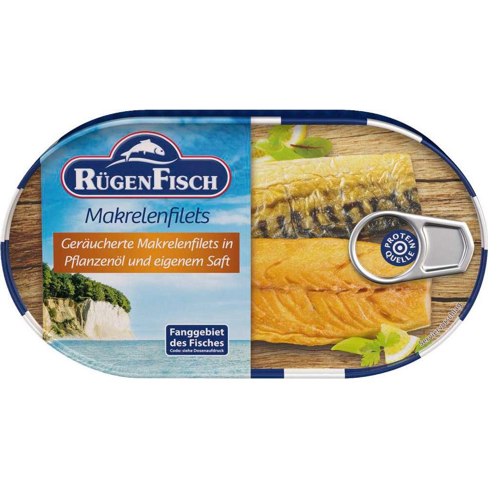 Mackerel fillets smoked & in vegetable oil