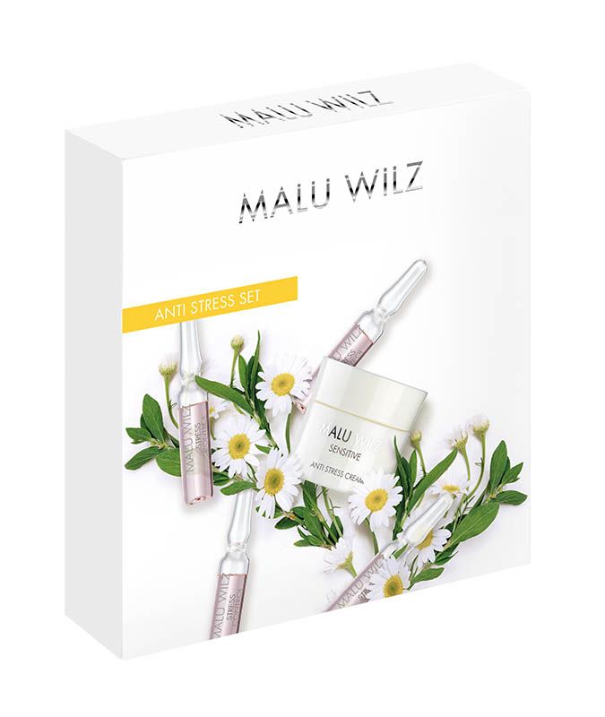 Malu Wilz Cosmetics Anti Stress Set - Anti Stress Cream + 7 ampoules