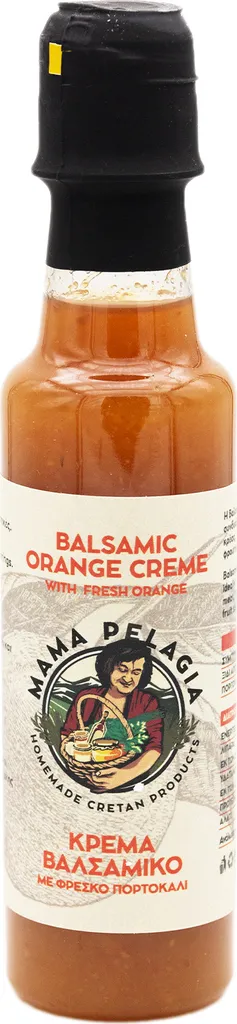 Mama Pelagia Balsamic Orange Cream – Fruity and aromatic Greek specialty from Crete – 200ml